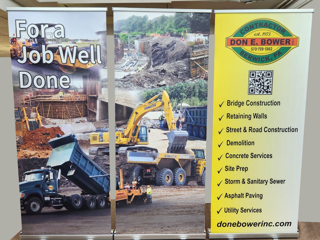 Trade show banners and signs