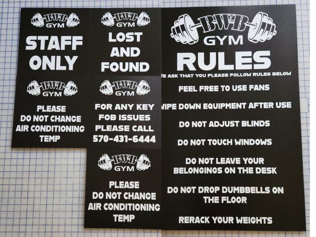 Interior Signage – Belles Signs & Design INC. – Northeast PA Sign Experts